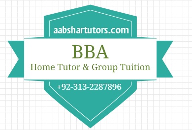 bba home tutor and group tuition in karachi, private tutoring